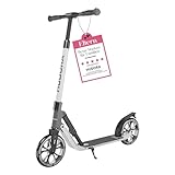 HUDORA BigWheel® 205 Advanced Scooter - Komfortabler Aluminium-Roller für bis zu 100kg -...