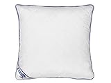 Irisette Body Contour Kopfkissen 80x80 cm mit abnehmbarem Bezug aus Softer Microfaser, waschbar bis...