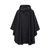 Vhersily Multifunktionaler Regenponcho Regenjacke Regenschutzbekleidung Raincoat als Picknickdecke...