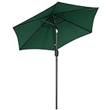 sogesfurniture Sonnenschirm Ø 224 cm, neigbarer Gartenschirm Terrassenschirm Marktschirm...