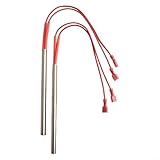 Durashmall Ersatz-Hot-Rod-Zünder-Set, Edelstahl, 9,5 mm Durchmesser, 150 mm Länge, 230 V, 300 W,...