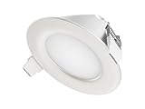 Ultra Flach LED Einbaustrahler IP44 für den Wohnbereich | auch für das Bad geeignet | Warmweiss...
