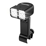Grilllampe Grill Licht 10 LEDs verstellbare BBQ Grillbeleuchtung mit Touch Schalter und C-Klemme...