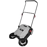 DEDRA Handkehrmaschine Kehrmaschine, 3 Bürsten, 650 mm Kehrbreite, 18 l Kehrbehälter, Kapazität:...