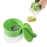 4 In 1 Spiralschneider Gemüse,Zucchini Spaghetti Schneider,Spiralschneider Elektrisch,Karotten...