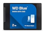 WD Blue SA510 SATA SSD 2 TB 2,5 Zoll (Lesen bis 560 MB/s, Schreiben bis 520 MB/s, Upgrade für...