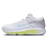 Nike Herren G.T. Hustle 3 Basketballschuhe Farbe: Weiß/Hellblau/Gelb; Größe: EUR 46 | US 12 | UK...
