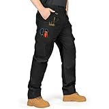 IGOLUMON Arbeitshose Männer Cargohose Herren Stretch Hose Herren Elastische Taille Taktische Hose...