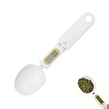 Löffelwaage Digitaler Messlöffel, Exakte Küchenwaage 500g / 0,1g Genauigkeit, mit LCD-Display und...