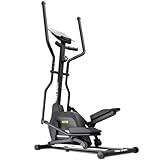 TREX SPORT Crosstrainer für zuhause TX-700CT Steel | Ellipsentrainer mit Computer & Pulssensoren |...