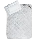Julido Kinder Betten-Set 2-teilig, Steppdecke 100x135cm und Kissen 40x60cm, Bettdecke und Kopfkissen...