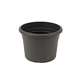 greemotion Pflanzkübel Fiona Anthrazit-Grau - Blumentopf 40cm - 22L Blumenkübel rund - Übertopf...