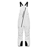 Damen Skihose Wasserdicht Baggy Schneehose Winter Mit Hosenträger Snowboardhose Latzhose Weit Ski...