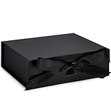 VGOODALL Schwarz Geschenkbox mit Deckel, Magnetische Geschenkboxen Geschenkbox