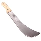 BAUSTER® Große Machete 50 cm mit Griff Holz ideal für Survival-Aktivitäten, Jagd, Outdoor...