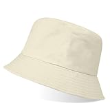 flintronic Fischerhut Bucket Hat, Unisex Baumwolle Smiling Face Hut, Faltbarer Fischerhüte, Outdoor...