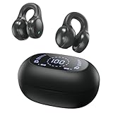 Open Ear Kopfhörer Bluetooth 5.4, Bluetooth Kopfhörer Sport Kabellos, Ohrclip Sportkopfhörer mit...