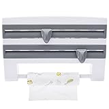 Wandrollenhalter Küchenrollenhalter Wand Multifunktional Frischhaltefolienspender Alufolien...