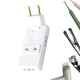 Euro-Steckdosen-Konverter, elektrischer Adapter für Europa, Reise-Ladegerät, faltbar, tragbar, 4...