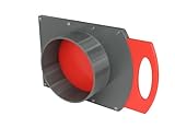 GENERIC DN 160mm Luft-Absperrschieber | Blastgate | PETG | Werkstattabsaugung | Absauganlage | Klima...