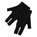 YARNOW Atmungsaktive Elastische Poolhandschuhe mit Rutschfestem Netzdesign Dreifingrig Verstellbar...