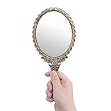 1 PCS Handspiegel Mit Griff Vintage - Kinder Schmink Spiegel Retro Hand Spiegel Handheld Mirror...