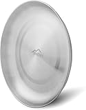 normani Outdoor Teller aus 18/8 Edelstahl - 23 Ø - lebensmittelecht, geschmacksneutral, resistent...