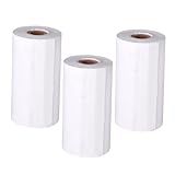 MOLUCKFU 3 Rollen Drei Thermisches Druckpapier für Sofortbildkameras Hochwertiges Langlebiges...