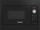 Bosch BFL523MB3 Serie 2 Einbau-Mikrowelle, 38 x 50 cm, 800 W, Drehteller 27 cm, Türanschlag Links,...