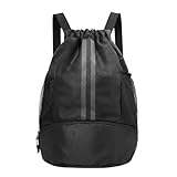 Turnbeutel mit Kordelzug, Sportbeutel mit Verstellbarem Kordelzug, Wasserdichte Sporttasche für...