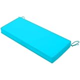 Lake Blue Outdoor Bankkissen - rutschfeste Schaukelkissen mit abnehmbarem Bezug für...