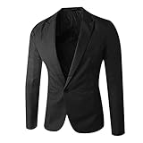 Generisch Sakko Herren Modern Fashion Blazer Business Sakko Slim Fit Männer Hochzeit Jackett...