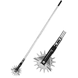 YEELOR Wheel Rotary Edger, Manueller Rasenkantenschneider, Handgartenkantenschneider mit starkem 3...