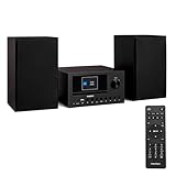 MEDION P85003 Micro Audio System Kompaktanlage (Internetradio, DAB+, PLL UKW Radio, Bluetooth, USB...