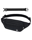 WATERFLY Bauchtasche Hüfttasche Herren Damen: Klein Gürteltasche Sport Bum Hip Bag Männer Frauen...