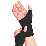 Therapie-Arthritis-Kompressionshandschuhe, fingerloser Handschuh mit Gel, bequeme...