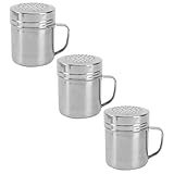 Tofficu 3 Stück Salz und Pfefferstreuer aus Lebensmittelechtem Edelstahl mit Ergonomischem Griff...