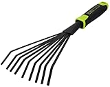 BLACK TOOLS® Garden Fächerbesen | Ideal zum Aufrechen von Laub | Rutschfester Griff |...