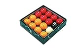 Aramith Premier League Billardkugeln, rot/gelb, 5,1 cm, 1 weiße Kugel, 2,2 cm