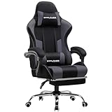 GTPLAYER Ergonomischer Gaming-Stuhl, Gaming-Stuhl, Bürostuhl, mit 135° Verstellbarer Rückenlehne,...