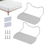 Matratzenrutschstopper aus Kohlenstoffstahl, Bettstopper Anti-Rutsch Befestigungsstange für Metall-...