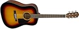 Fender CD-60 Dreadnought V3 DS Akustikgitarre, Walnussgriffbrett, 3-Tone Sunburst