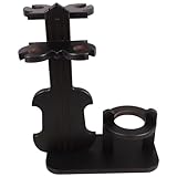 GOOHOCHY Weinregal Violinform aus Holz Robuster Weinständer für Weinflaschen und Gläser für Home...