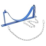 SEWOART Gasflaschenhalterung aus Stahl mit Kette und Schrauben Wandhalterung für Sauerstoff und...