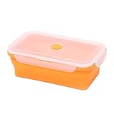 Multifunktionale Bento-Box, Silikon-Lunchbox, Lebensmittelbehälter, mikrowellengeeignet, tragbar,...