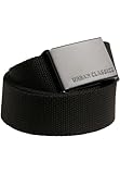 Urban Classics Unisex Gürtel Canvas Belt, One Size verstellbare Unisex Canvasgürtel,...