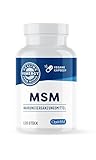 Vimergy MSM 500 mg Kapseln – MSM Kapseln mit Kalzium und Kieselsäure - Vegane Kapsel ohne...