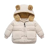 EQWIGKEIT Winterjacke Baby Leichte Softshelljacke Daunenjacke mit Kapuze Unisex Steppjacke Jacken...