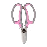 Hohopeti Langlebige Gartenschere mit Rutschfestem Griff Multifunktionale Blumenschere für Präzises...