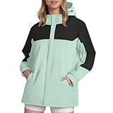 Lederblazer Schwarz Damen Leichte Hardshelljacke Weißer Radjacke Cape Trekkingjacke Thermomantel...